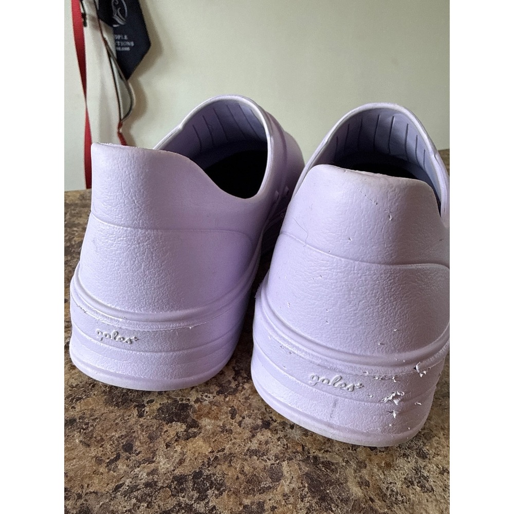 Gales Nursing Clogs Purple Size 7 Slip Resistant PPE Healthcare Shoes - Picture 3 of 6